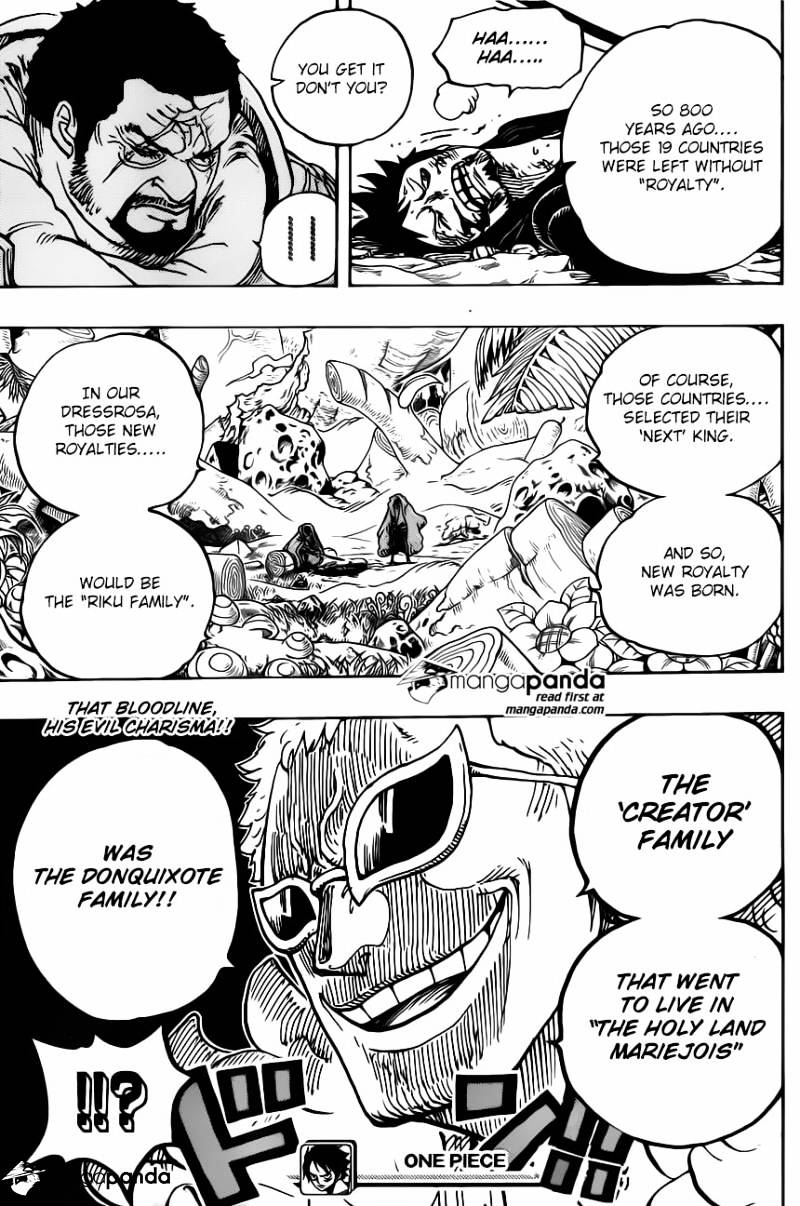 One Piece - Chapter 722 : The Royal Bloodline.