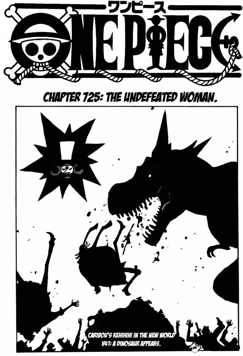 One Piece - Chapter 725 : The Undefeated Woman