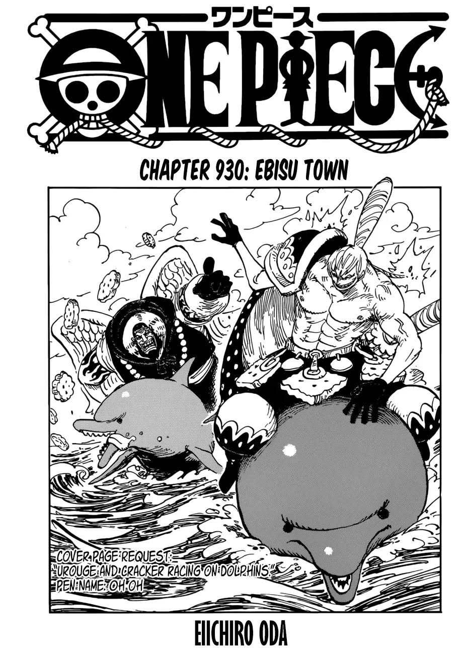 One Piece - Chapter 930: Ebisu Town