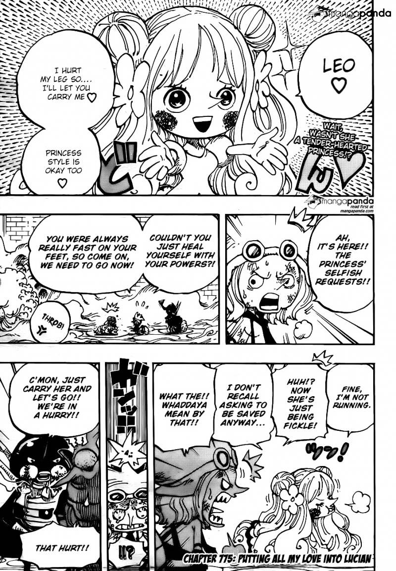 One Piece - Chapter 775 : Putting All My Love Into Lucian