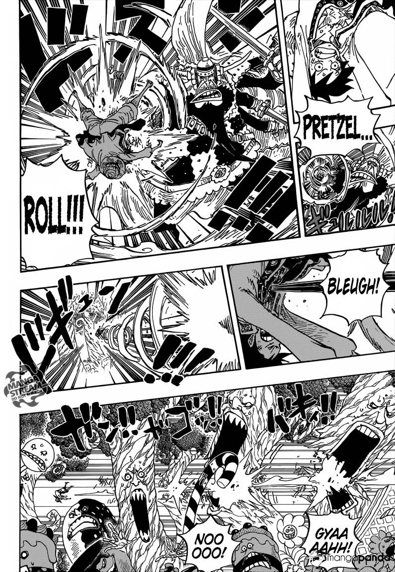 One Piece - Chapter 837 : Luffy Vs Commander Cracker