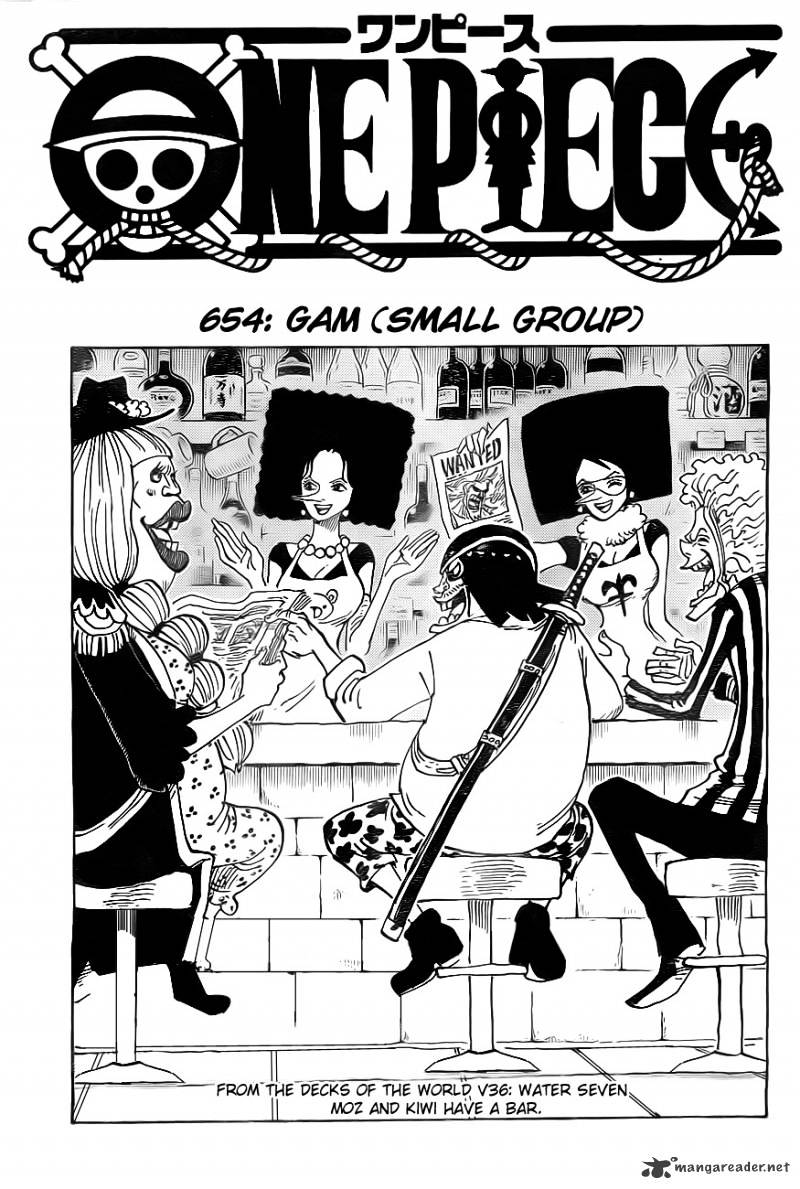 One Piece - Chapter 654 : Gam (Small Group)