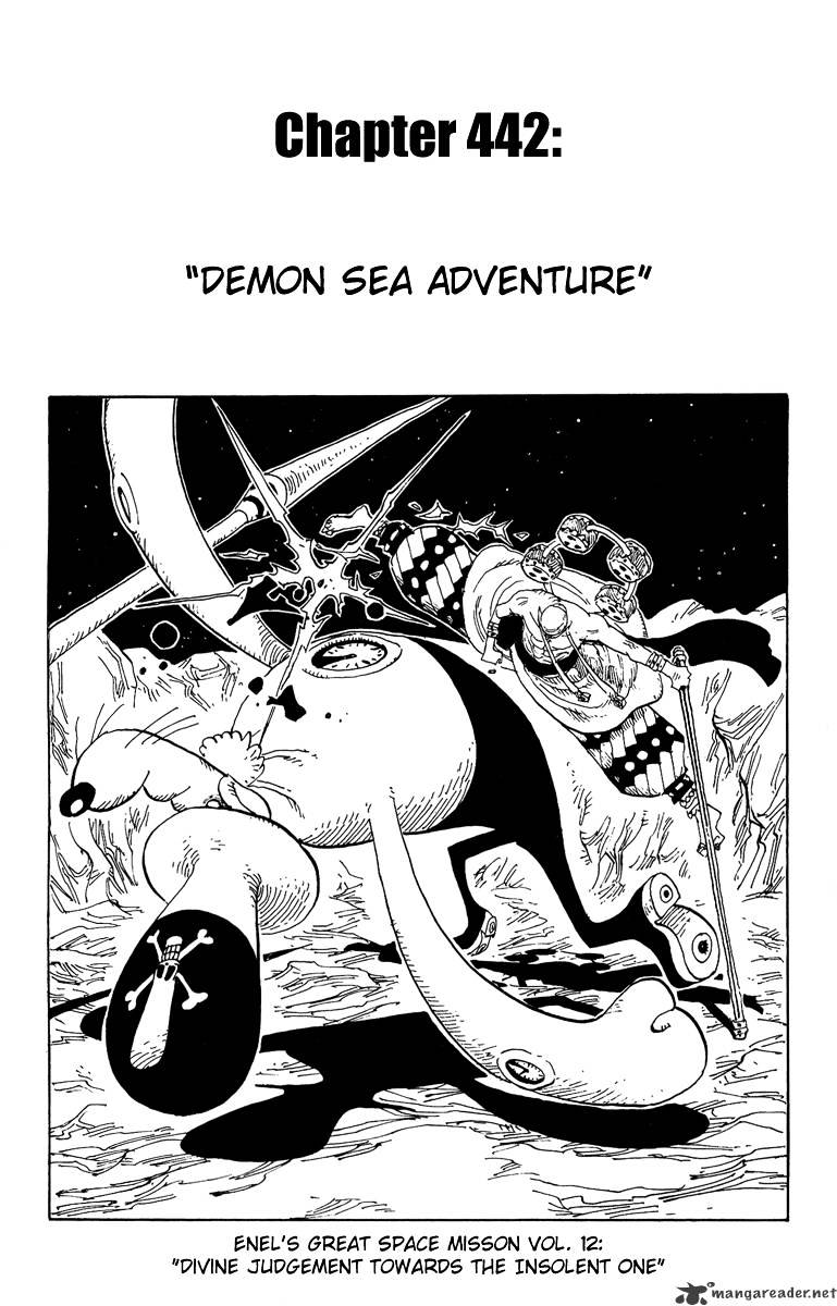 One Piece - Chapter 442 : Adventure In The Demon Sea