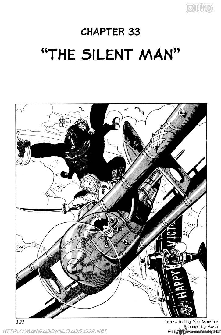 One Piece - Chapter 33 : The Man Without Noise