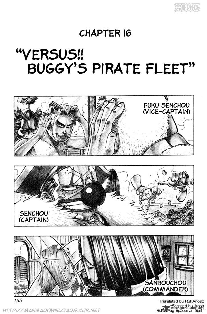 One Piece - Chapter 16 : Versus Buggys Pirate Fleet