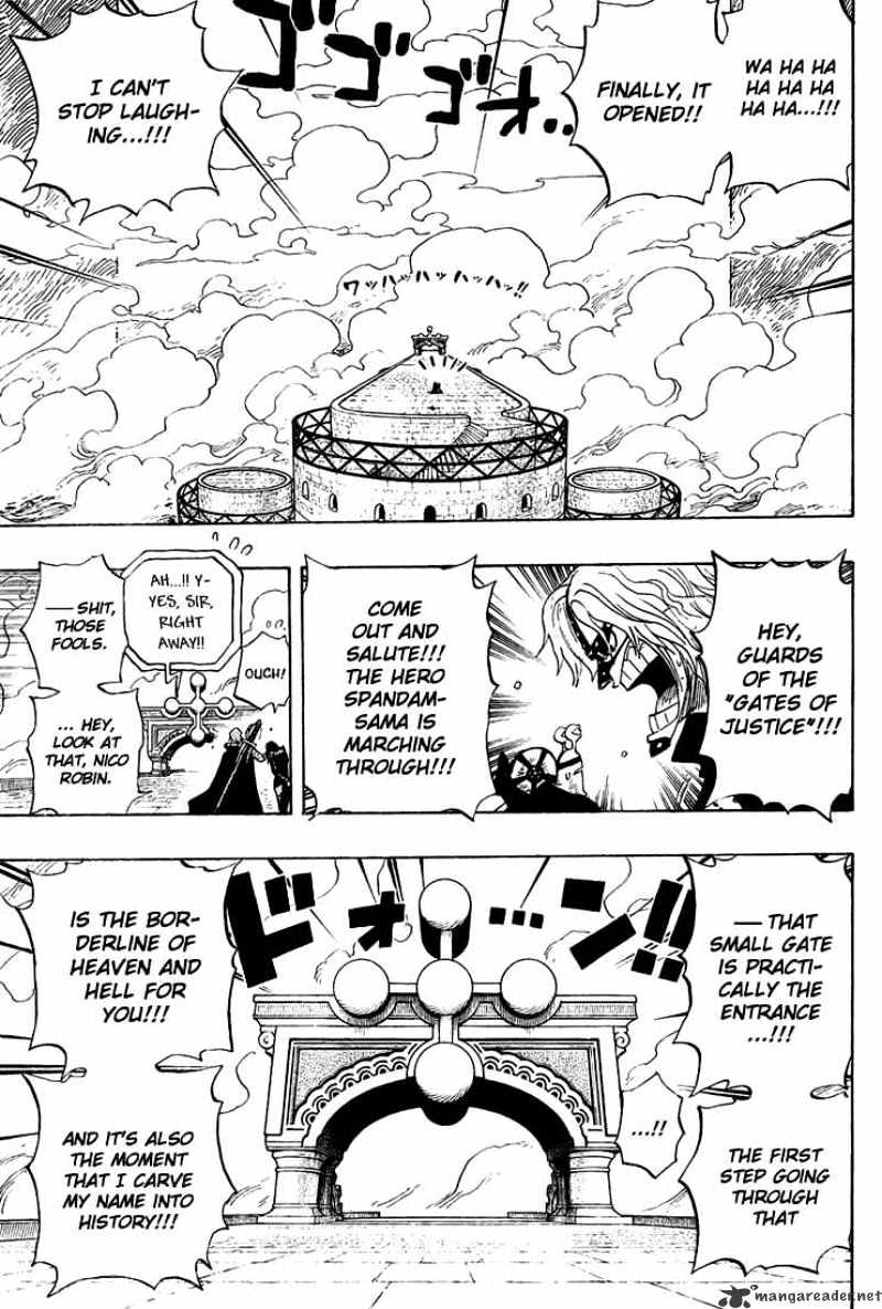 One Piece - Chapter 418 : Luffy Vs Rob Lucci