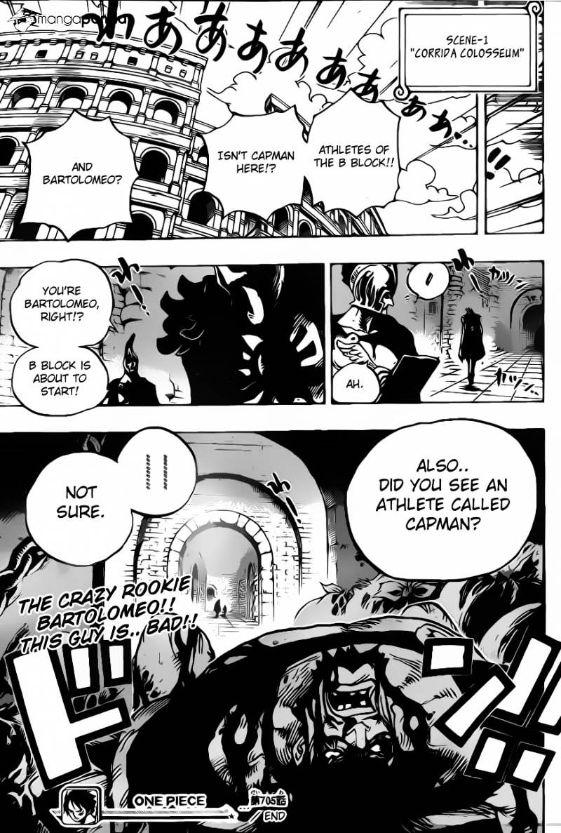 One Piece - Chapter 705 : Maynard The Pursuer