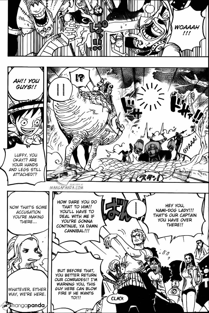 One Piece - Chapter 806 : At The Fort On The Right Belly