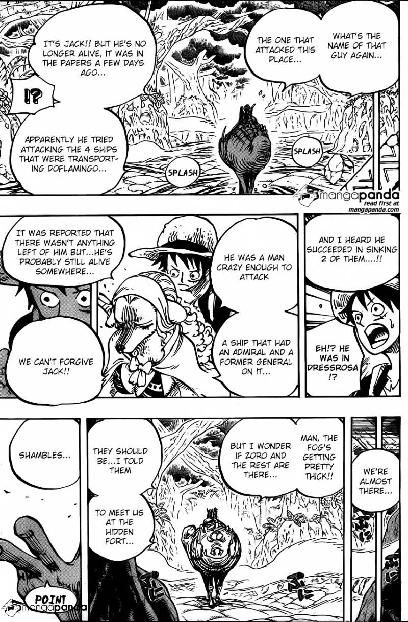 One Piece - Chapter 806 : At The Fort On The Right Belly