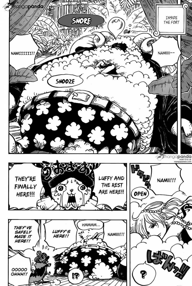 One Piece - Chapter 806 : At The Fort On The Right Belly