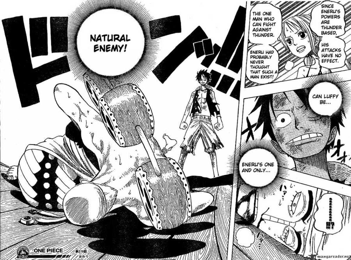 One Piece - Chapter 279 : Pirate Luffy Vs God-Eneru