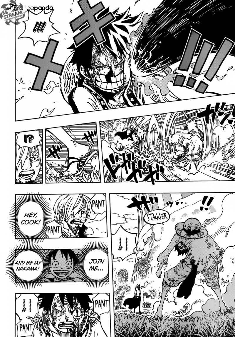 One Piece - Chapter 844 : Luffy Vs. Sanji