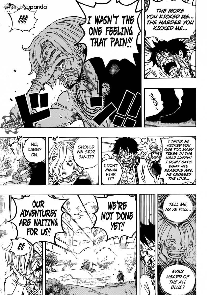 One Piece - Chapter 844 : Luffy Vs. Sanji