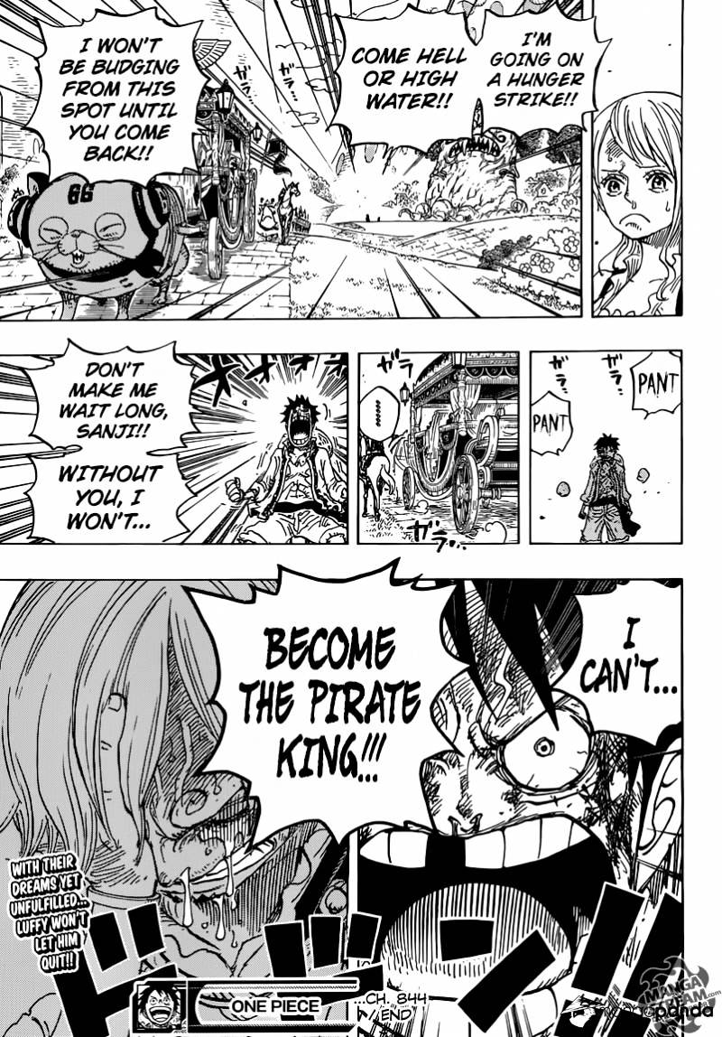 One Piece - Chapter 844 : Luffy Vs. Sanji