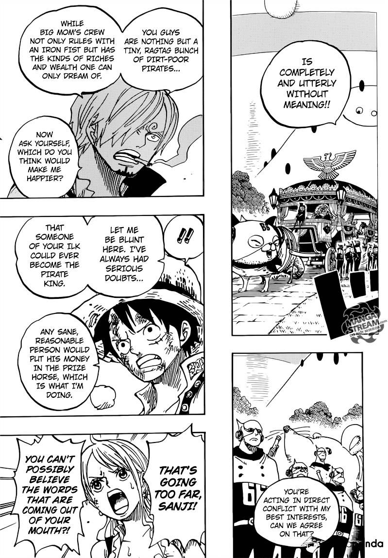 One Piece - Chapter 844 : Luffy Vs. Sanji