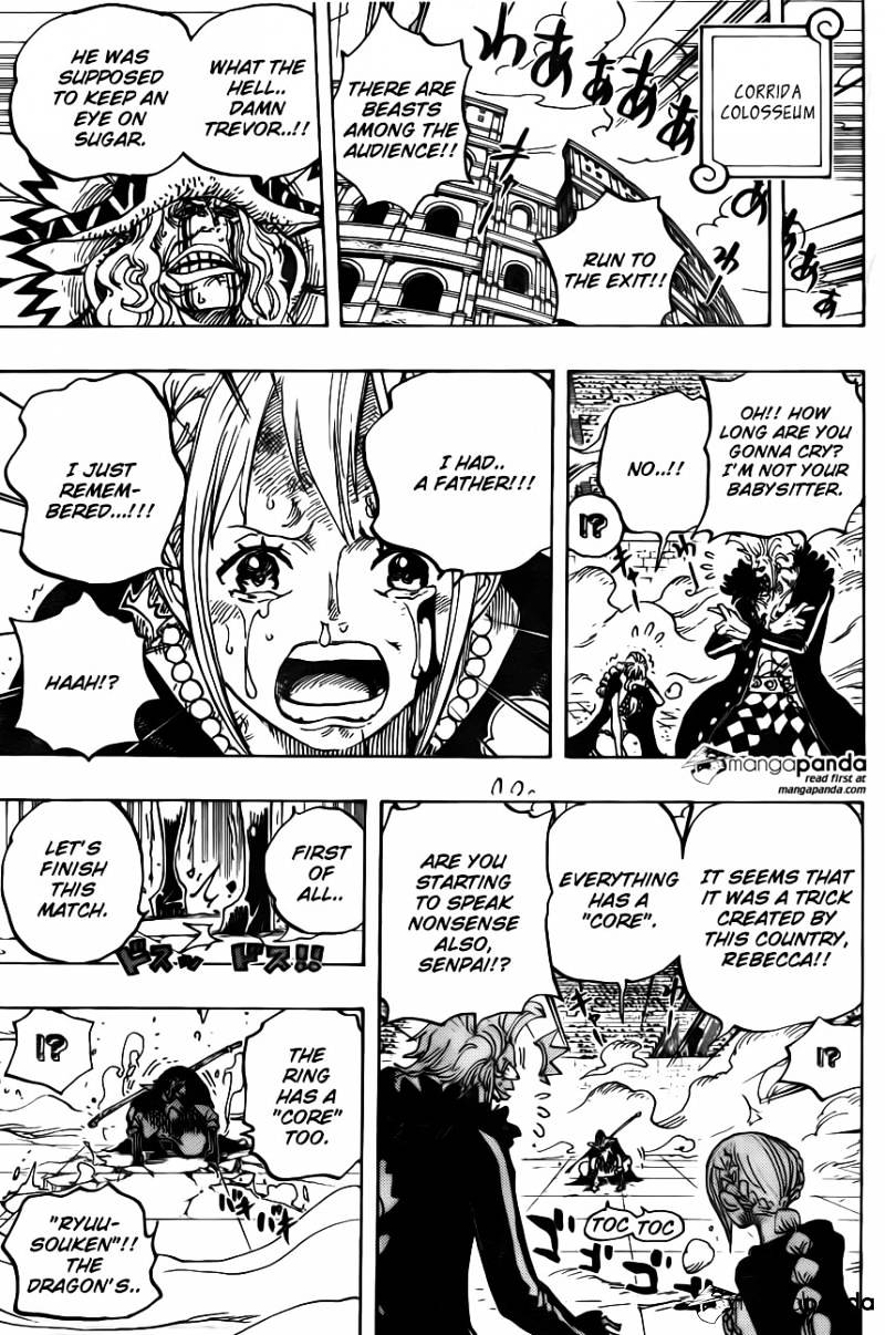 One Piece - Chapter 743 : Big Jolts In Dressrosa