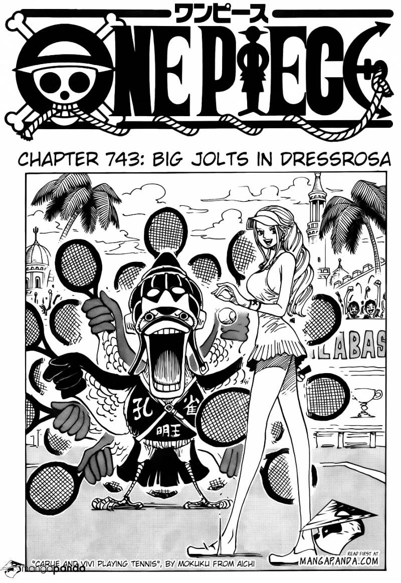 One Piece - Chapter 743 : Big Jolts In Dressrosa