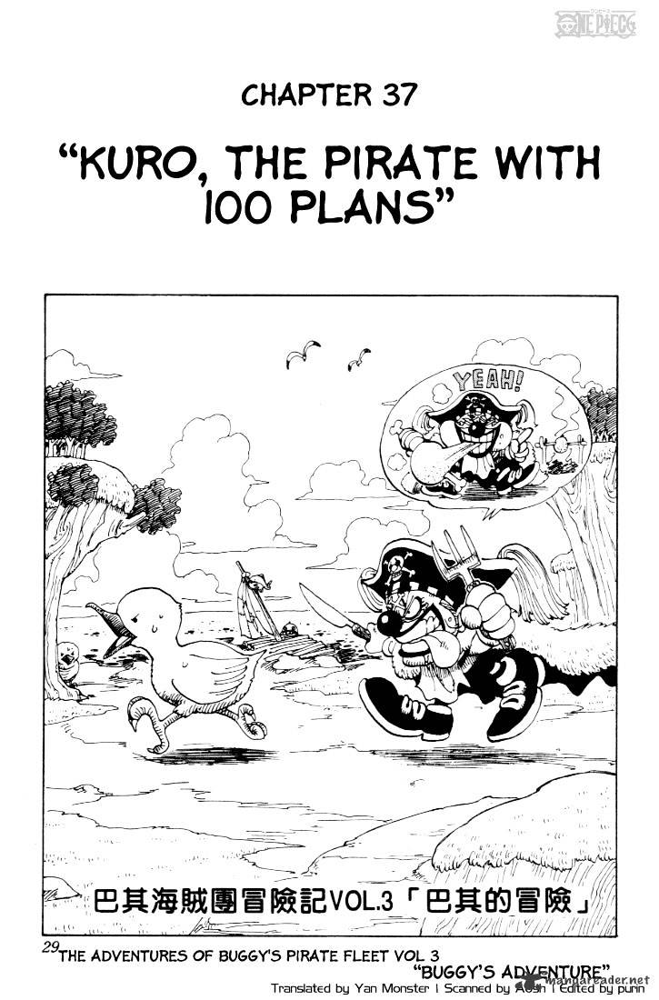 One Piece - Chapter 37 : Kuro The Pirate With A Hundred Tricks