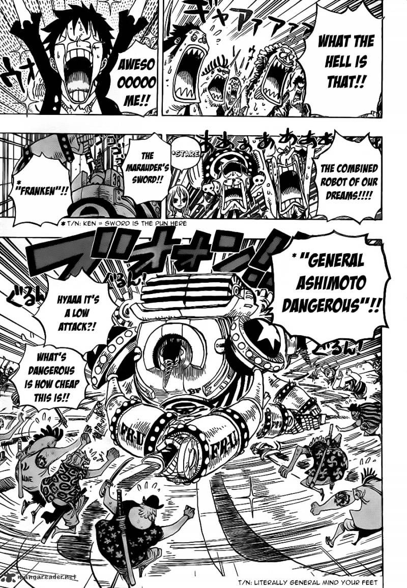 One Piece - Chapter 636 : The General From The Land Of The Future