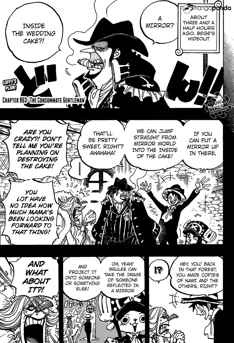 One Piece - Chapter 863 : The Consummate Gentleman