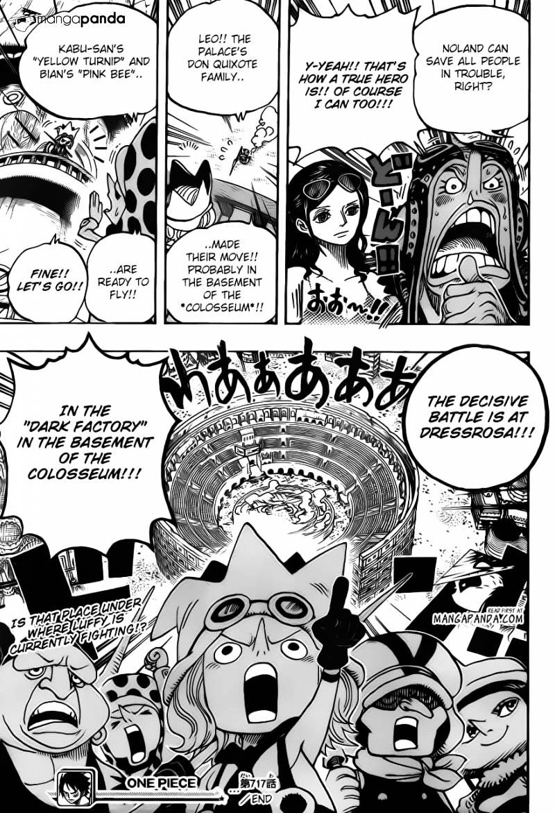 One Piece - Chapter 717 : What Dressrosa S Forgot