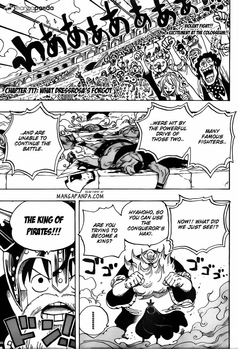 One Piece - Chapter 717 : What Dressrosa S Forgot