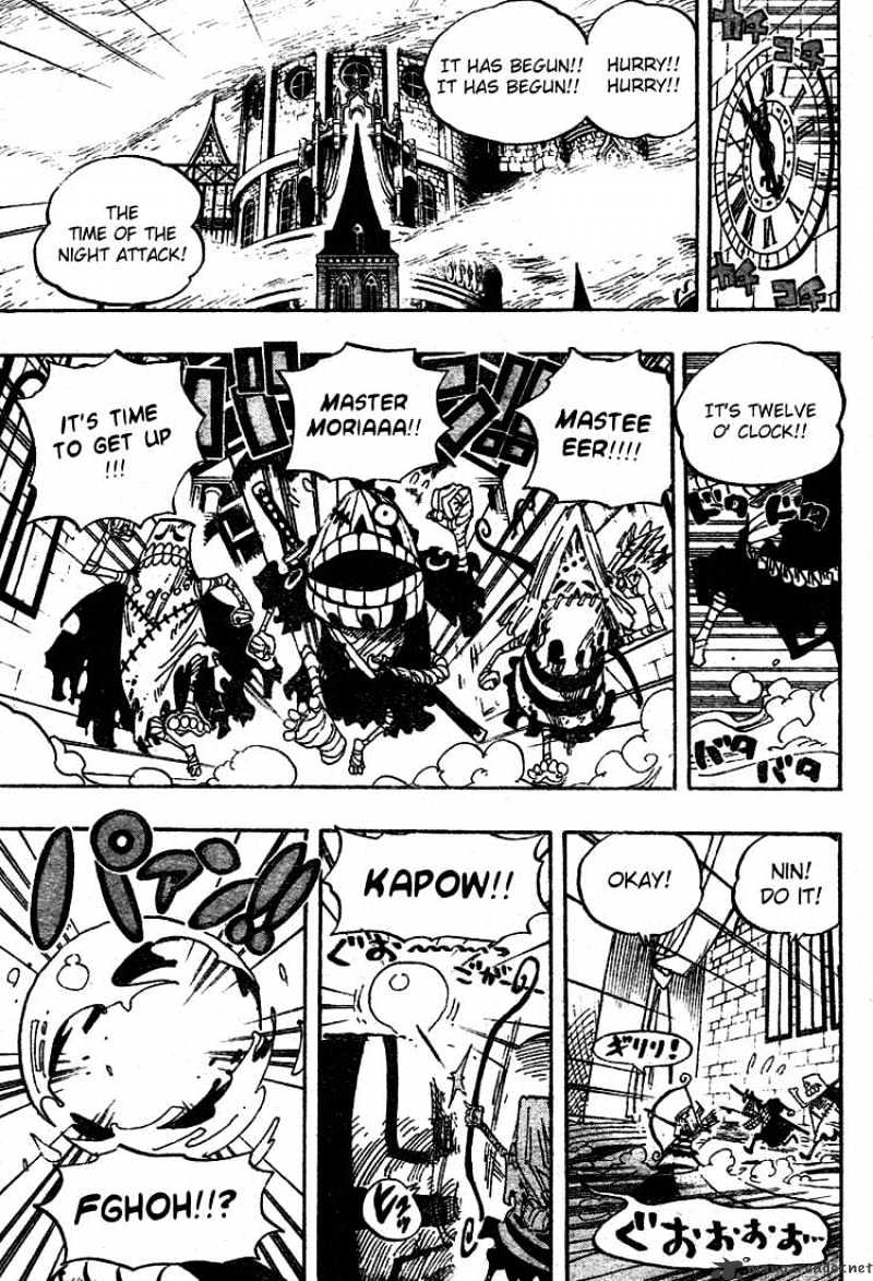 One Piece - Chapter 449 : The Mysterious Four Of Thriller Bark