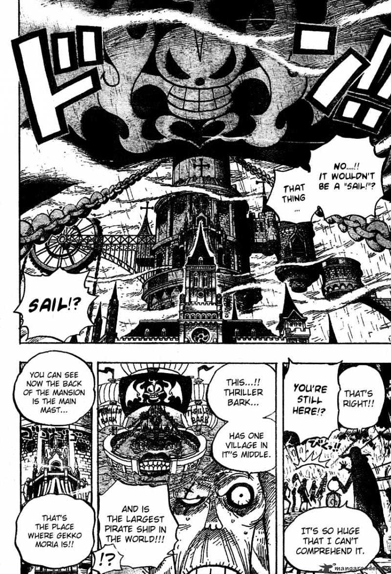 One Piece - Chapter 449 : The Mysterious Four Of Thriller Bark