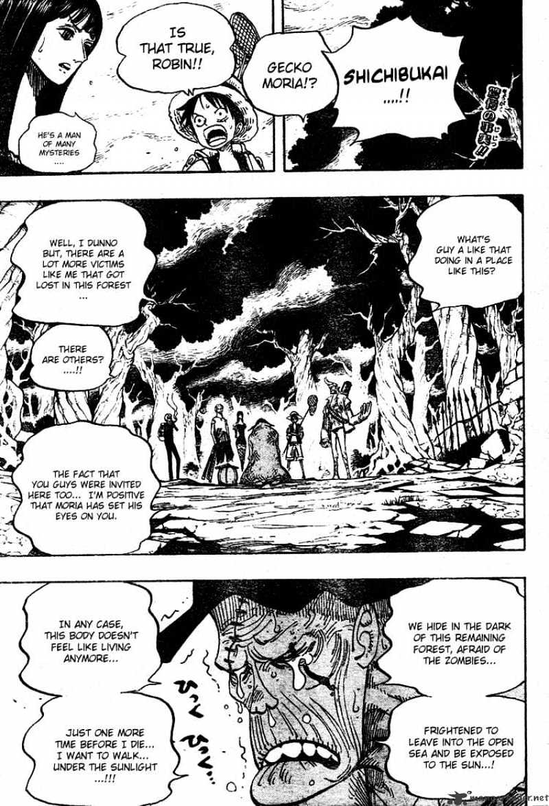 One Piece - Chapter 449 : The Mysterious Four Of Thriller Bark