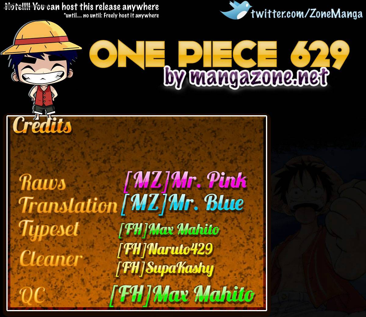 One Piece - Chapter 629 : The Ex-Shichibukai Stands In The Way.