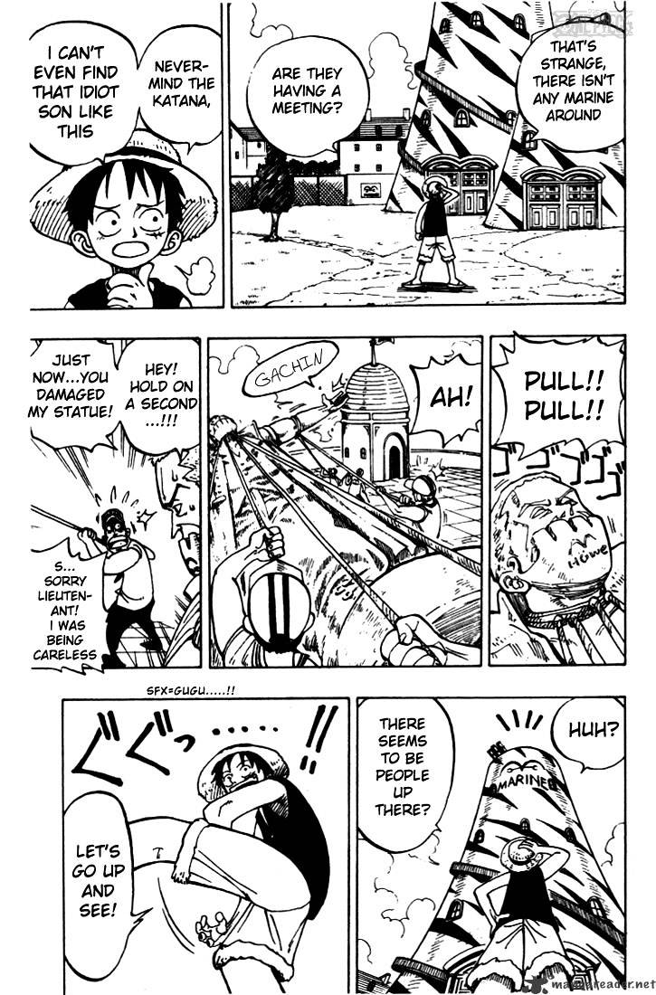 One Piece - Chapter 4 : Marine Lieutenant Axe Hand Morgan