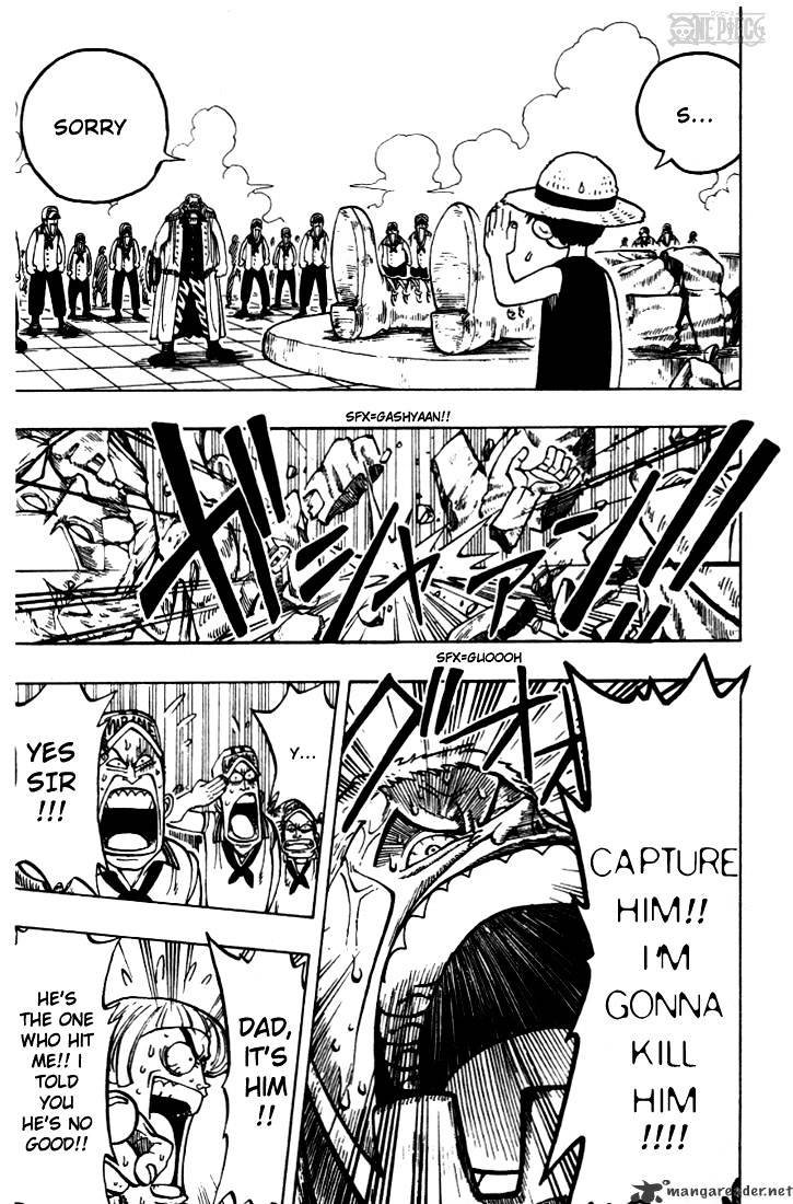 One Piece - Chapter 4 : Marine Lieutenant Axe Hand Morgan