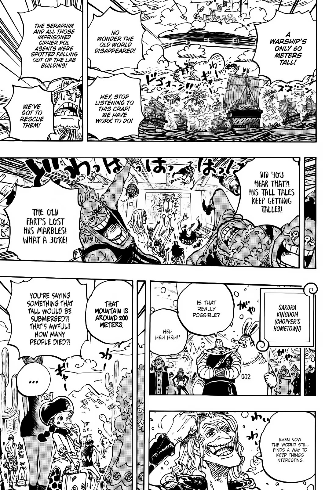 One Piece - Chapter 1115: Continental Fragments