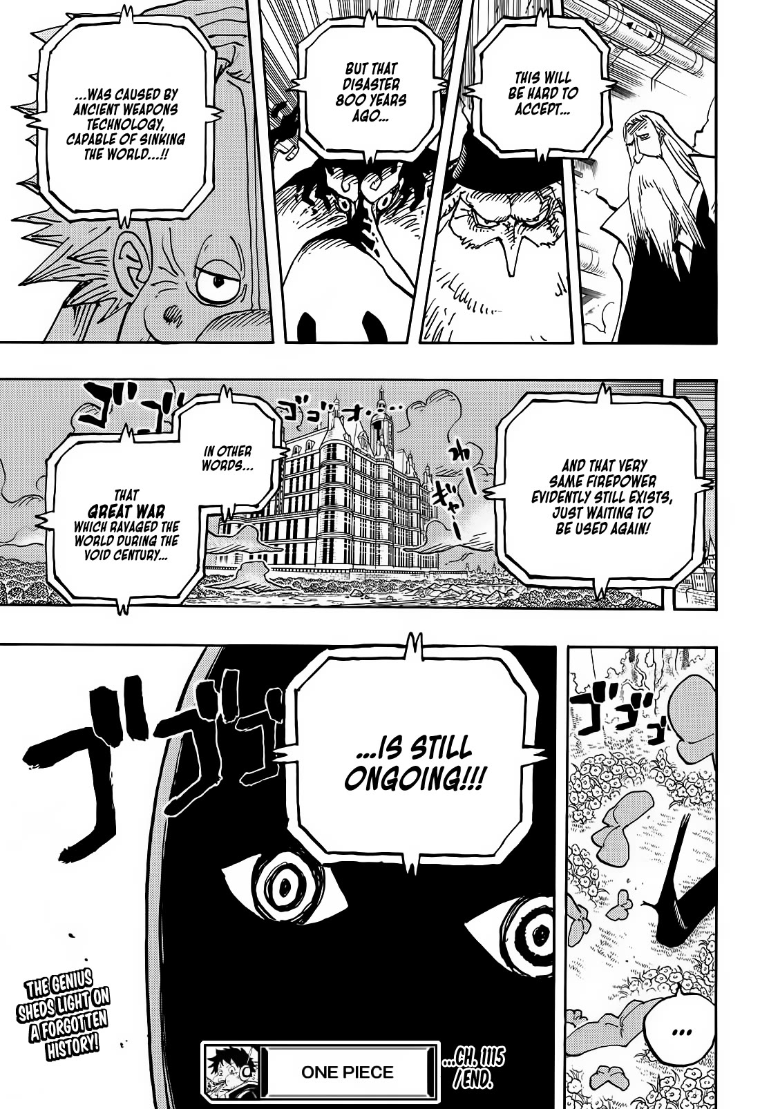 One Piece - Chapter 1115: Continental Fragments