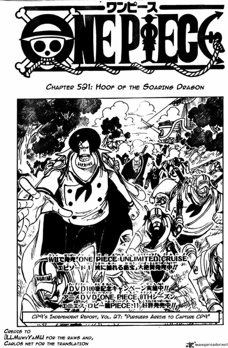 One Piece - Chapter 521 : Hoof Of The Soaring Dragon