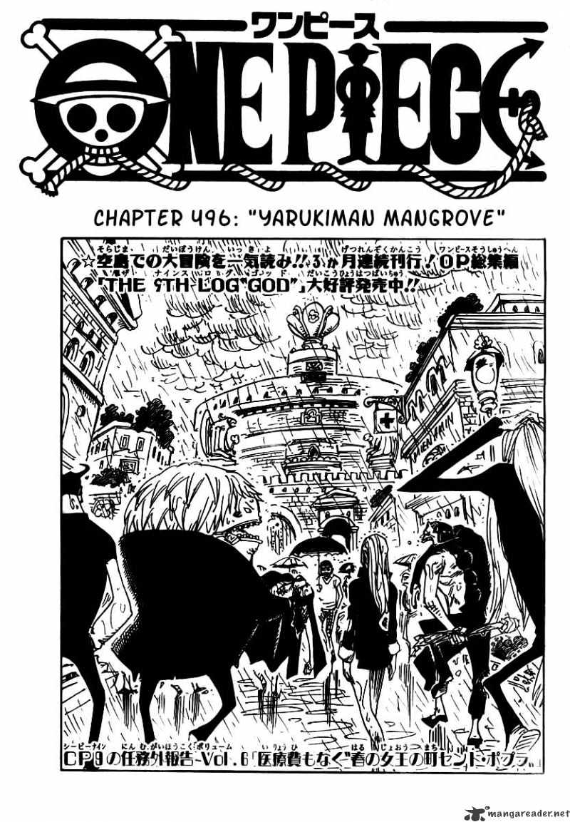 One Piece - Chapter 496 : Yarukiman Mangroove