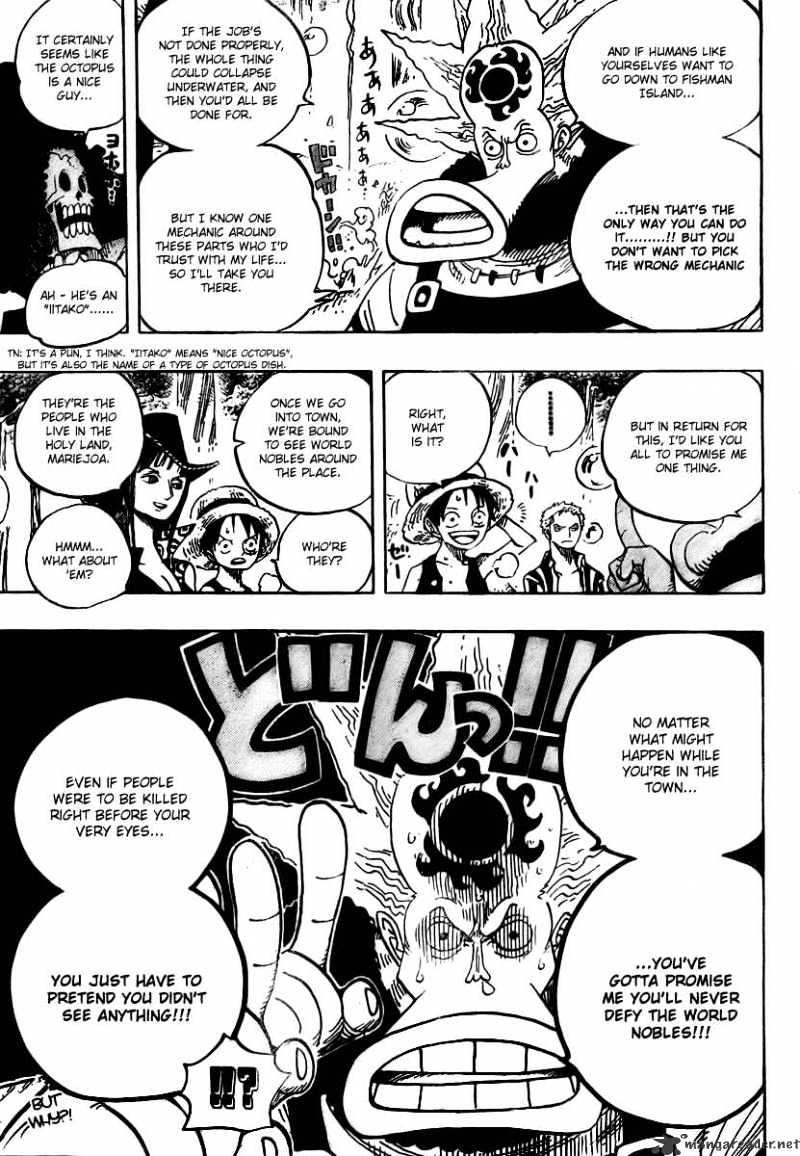 One Piece - Chapter 496 : Yarukiman Mangroove