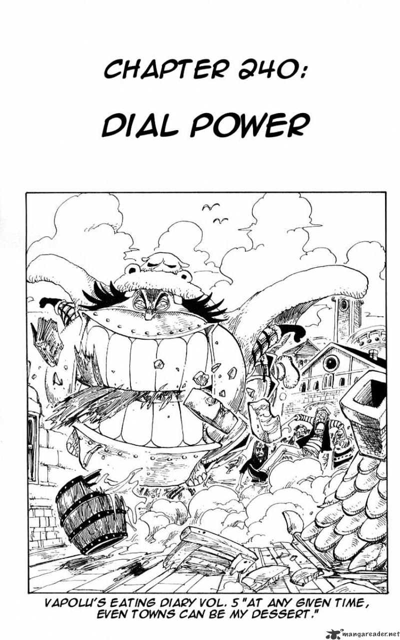 One Piece - Chapter 240 : Dial Energy