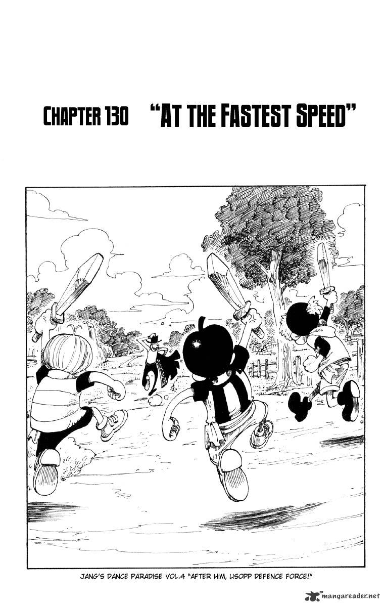 One Piece - Chapter 130 : The Fastest Speed