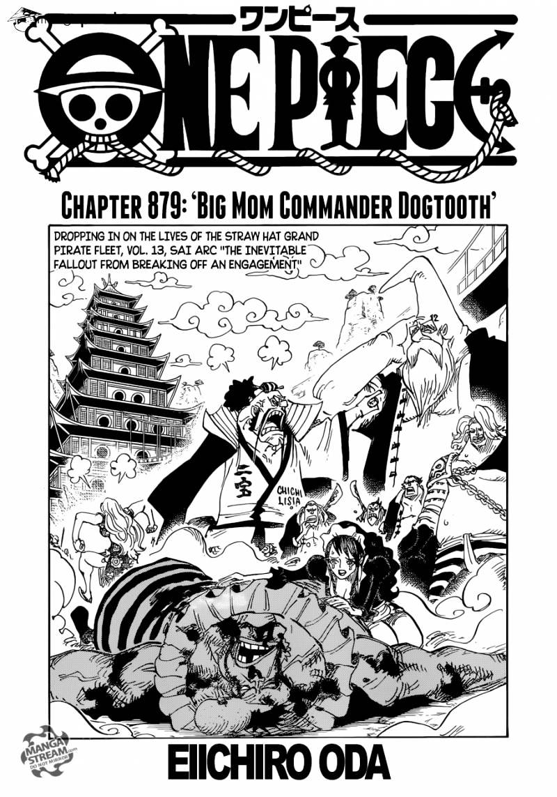 One Piece - Chapter 879 : Bigmom Commander Dogtooths