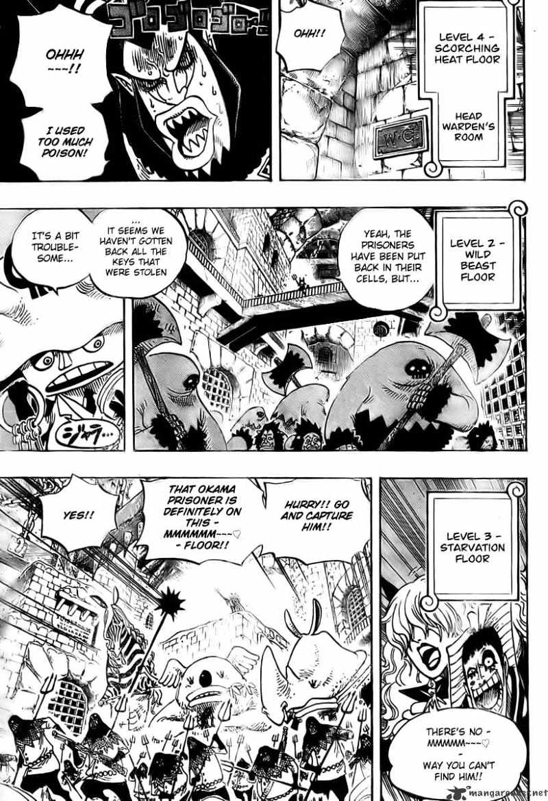 One Piece - Chapter 537 : Okama In Hell