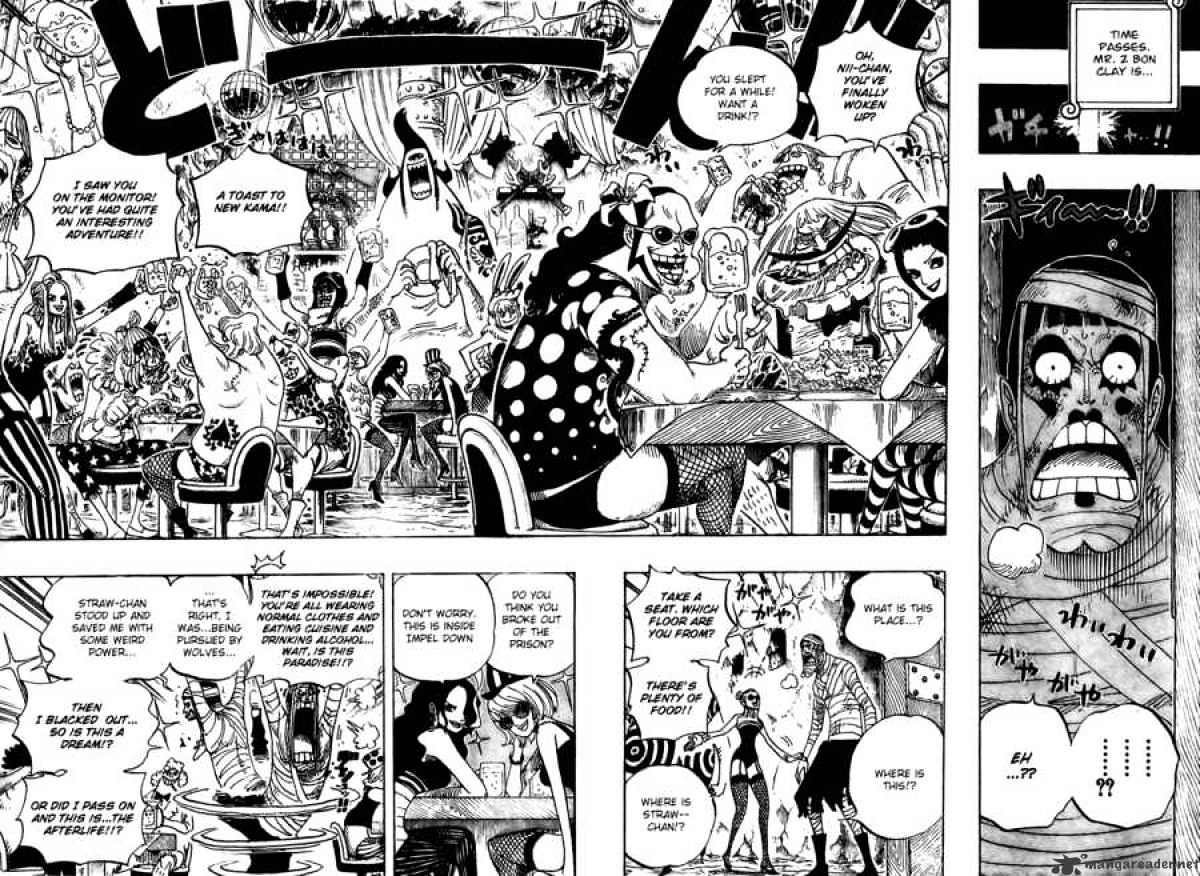 One Piece - Chapter 537 : Okama In Hell