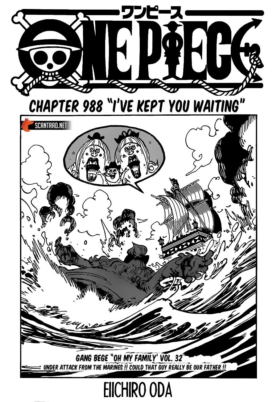 One Piece - Chapter 988: I've Kept You Waiting