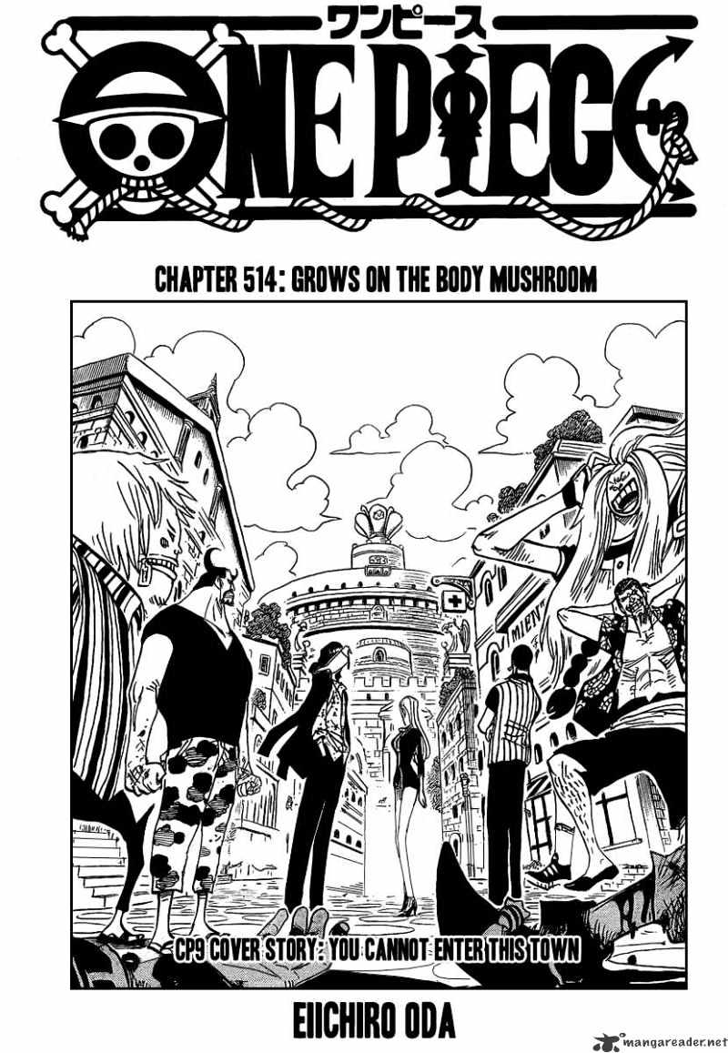 One Piece - Chapter 514 : Mushrooms Growing Out Of Your Body Shroom