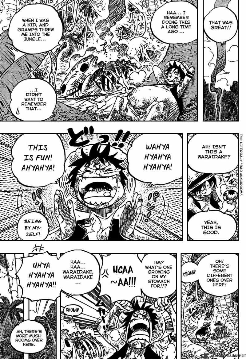 One Piece - Chapter 514 : Mushrooms Growing Out Of Your Body Shroom