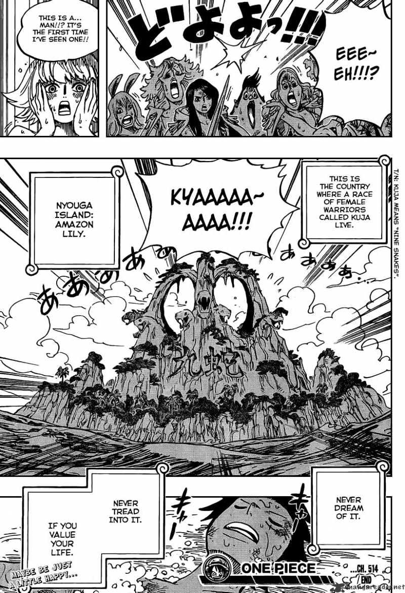 One Piece - Chapter 514 : Mushrooms Growing Out Of Your Body Shroom