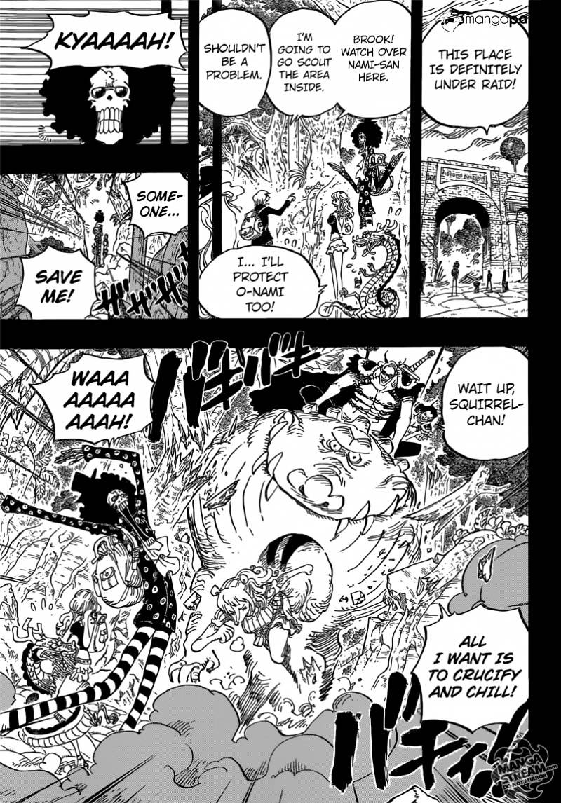 One Piece - Chapter 810 : The Curly Hat Pirates Arrive