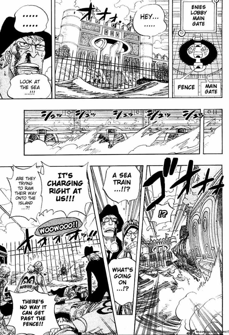 One Piece - Chapter 380 : The Train S Arrival At Enies Lobby Main Land