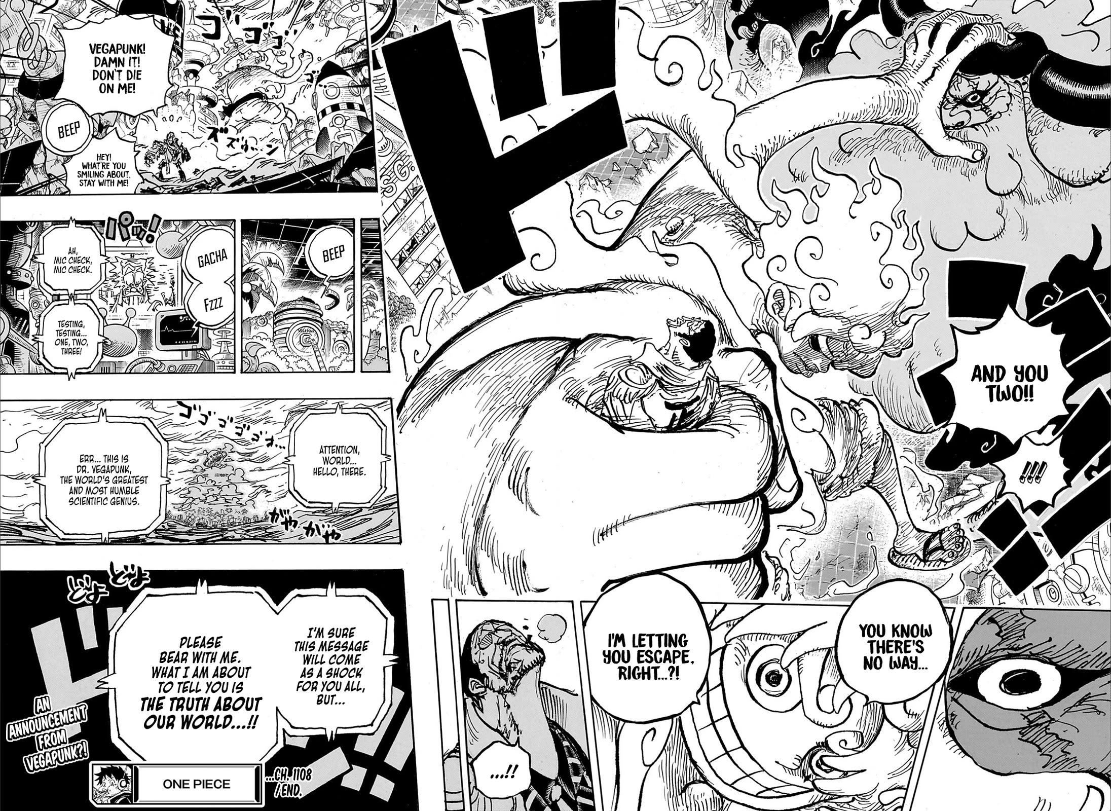 One Piece - Chapter 1108: Attention, World!