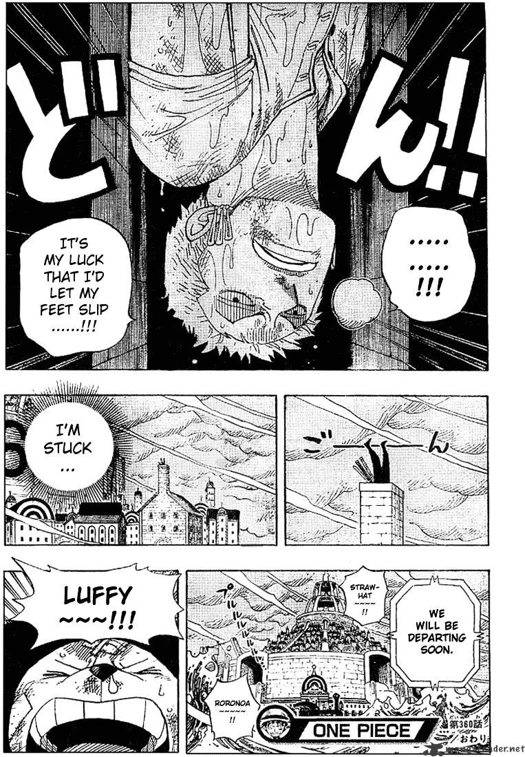 One Piece - Chapter 360 : A Short Time To Departure